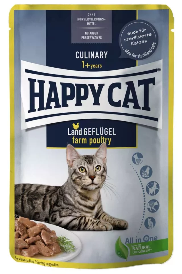 Happy Cat MIS Culinary Farm Poultry - Scrumptious Blend of Farm-Fresh Poultry