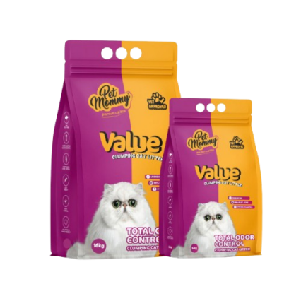 PetsMommy Value Clumping Cat Litter / Unscented