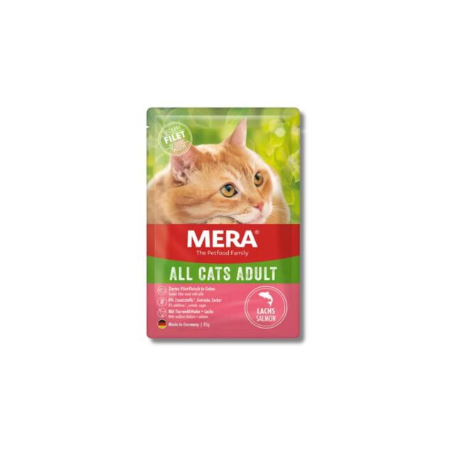 MERA All Cats Adult Wet Cat Food with Salmon