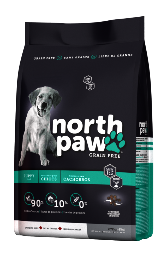 North paw grain free Puppy food by Mini Pets world