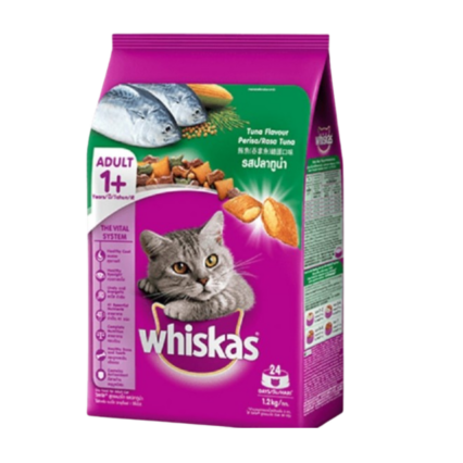 Whiskas 1+ Adult Dry Cat Food Tuna Flavor