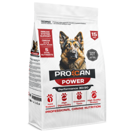 Procan Power Adult Dog Food – High-Performance Nutrition for Active Dogs